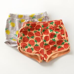 Hanna Andersson Size 5 Print Terry Shorts Bundle Of 2